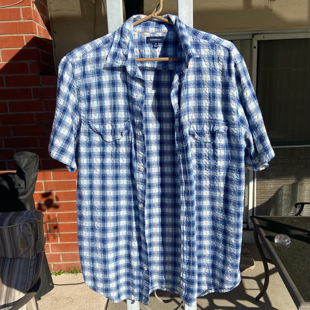 Croft & Barrow Men’s Short-Sleeve Cotton Button-Up
